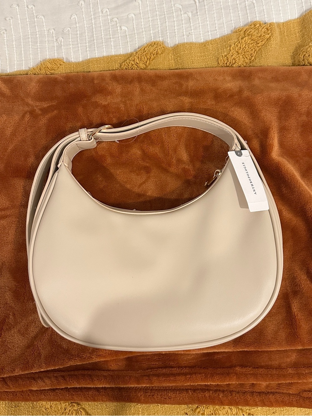 Anthro Beige shoulder bag